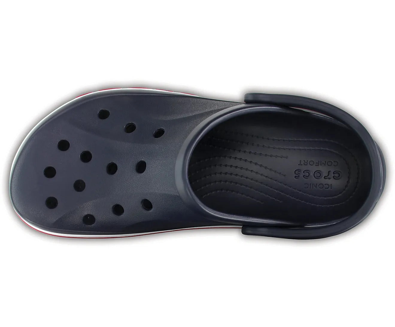 Crocs Bayaband Casual Sandal (Navy Blue - Red)