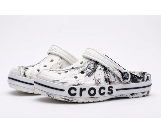 Crocs Bayaband Casual Sandal (Printed White)
