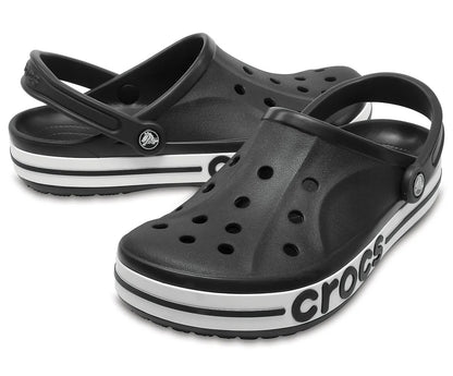 Crocs Bayaband Casual Sandal (Black - White)