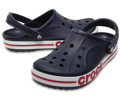 Crocs Bayaband Casual Sandal (Navy Blue - Red)