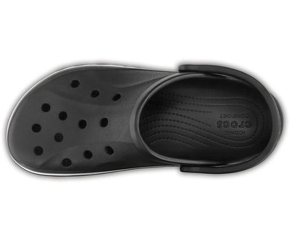 Crocs Bayaband Casual Sandal (Black - White)