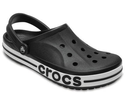 Crocs Bayaband Casual Sandal (Black - White)